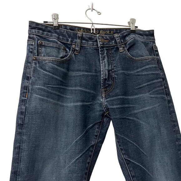 American Eagle Mens 360 Extreme Flex Slim Taper Jeans Size 33 X 32 - Picture 3 of 6